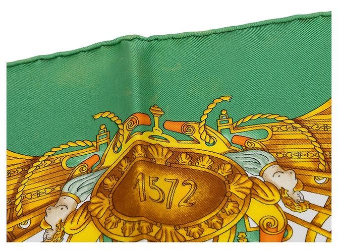 Hermès Voiles De Lumiere Seidentuch Weiß 90 Scarves - Ansicht 8