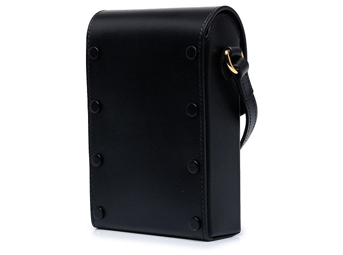 Borsa a tracolla Mini Horsebit 1955 Gucci in pelle nera - vista 2