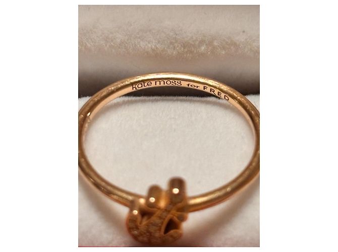 FRED Anillo Ancre Diamantes en Oro Rosa - vista 3