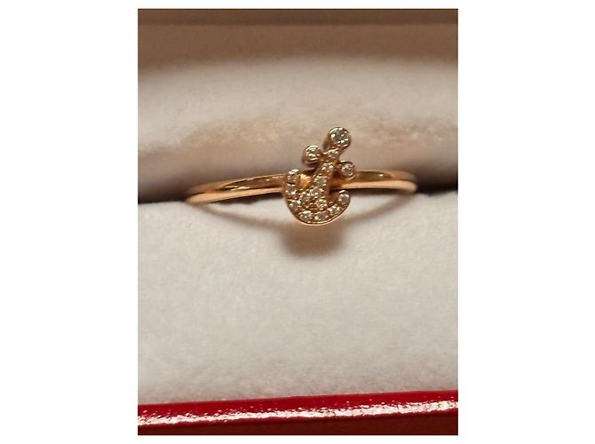 FRED Anillo Ancre Diamantes en Oro Rosa - vista 4