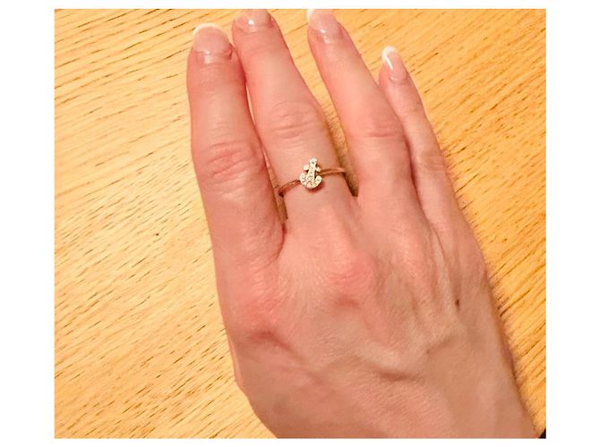 FRED Anillo Ancre Diamantes en Oro Rosa - vista 5