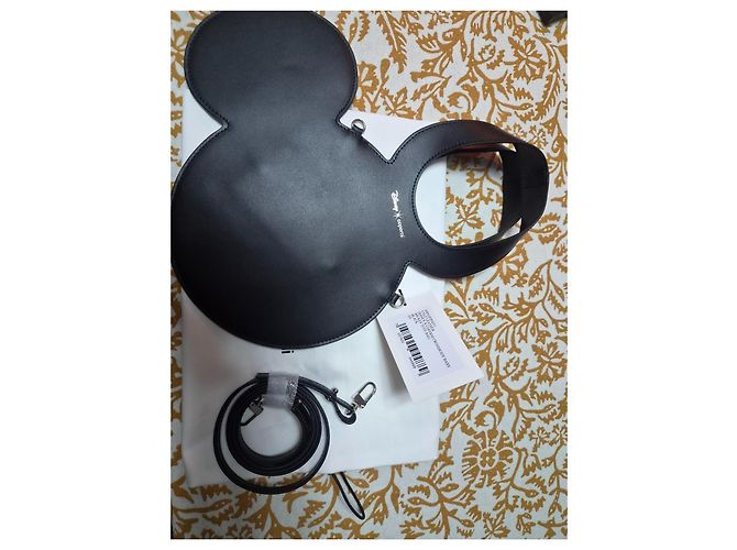 Coperni Disney x Coperni Sac Cabas Mickey en Cuir Noir - vue 2