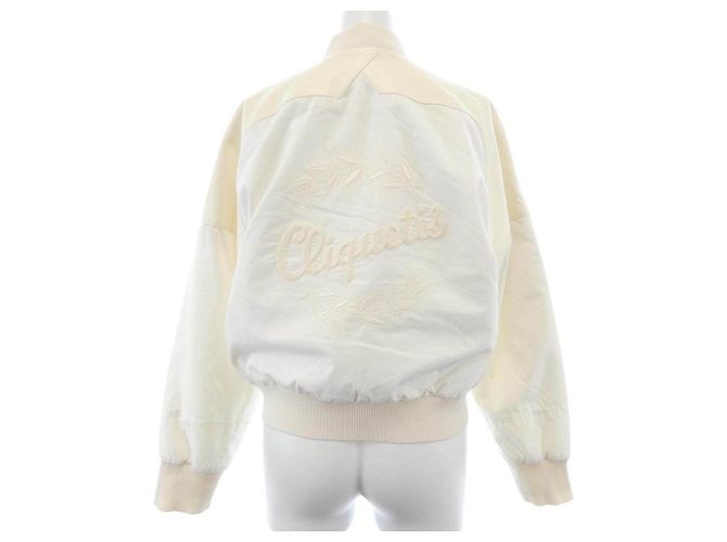 Hermès Nylon Blouson Weiß - Ansicht 2