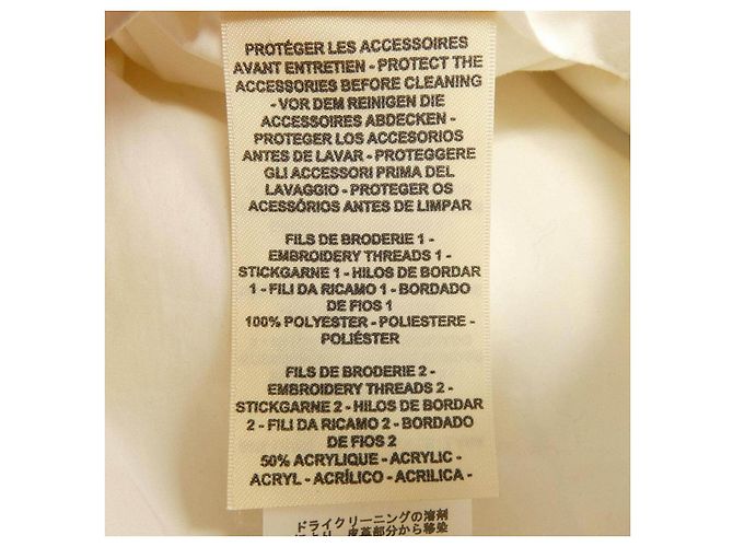 Hermès Nylon Blouson Weiß - Ansicht 5