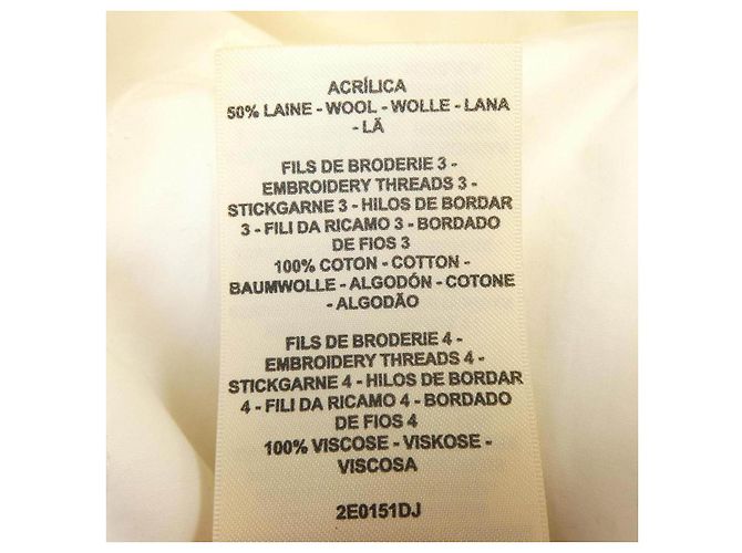 Hermès Nylon Blouson Weiß - Ansicht 6