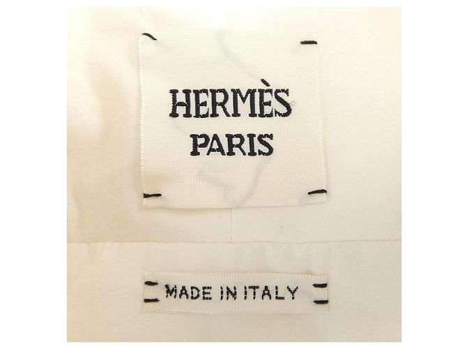 Hermès Nylon Blouson Weiß - Ansicht 7