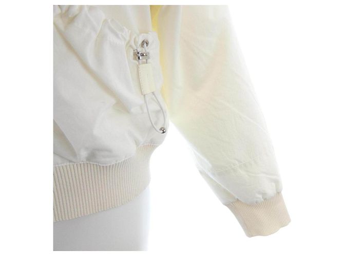 Hermès Nylon Blouson Weiß - Ansicht 9