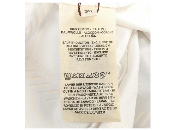 Hermès T-shirt de algodão CHEVRON Cartouche Hermes - vista 3