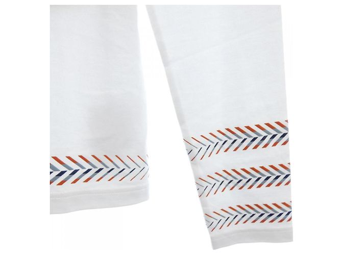 Hermès T-shirt de algodão CHEVRON Cartouche Hermes - vista 6