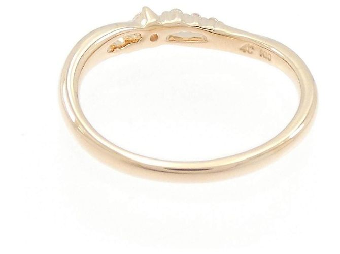 Autre Marque 4℃ K10 Pink Gold Diamantring - Ansicht 3