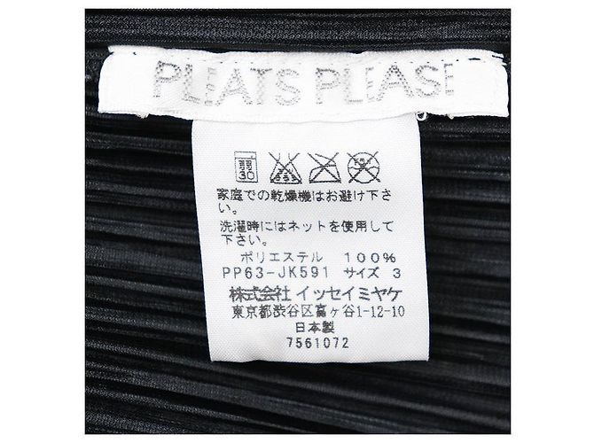 Issey Miyake Top de poliéster Pleats Please - vista 6