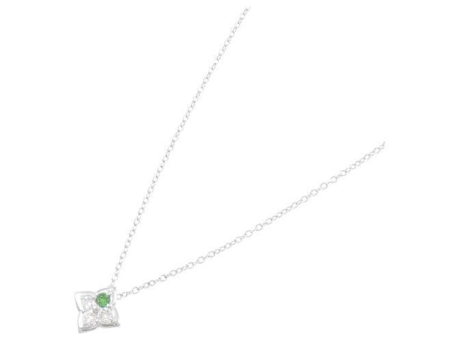 Autre Marque Collana Au750 Granato e Diamante - vista 2