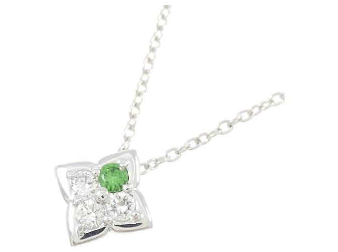 Autre Marque Collana Au750 Granato e Diamante - vista 3
