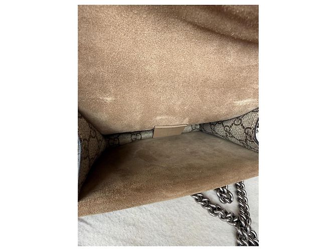 Gucci Dionysus GG Supreme Canvas and Suede Shoulder Bag - view 17