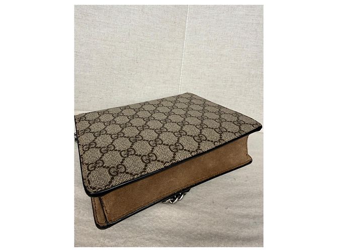 Gucci Dionysus GG Supreme Canvas and Suede Shoulder Bag - view 5