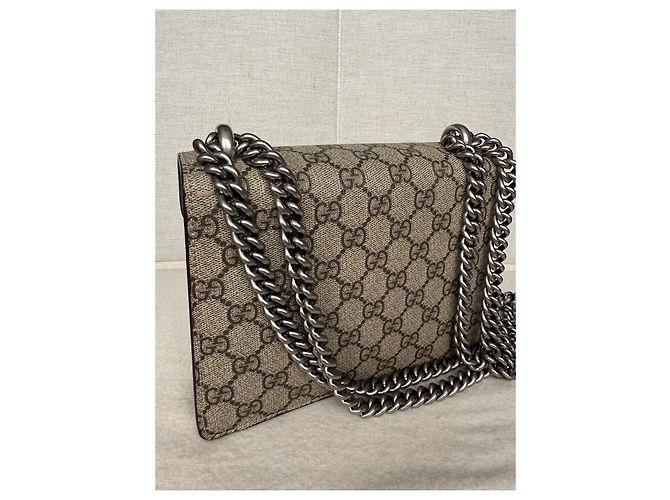 Gucci Dionysus GG Supreme Canvas and Suede Shoulder Bag - view 7