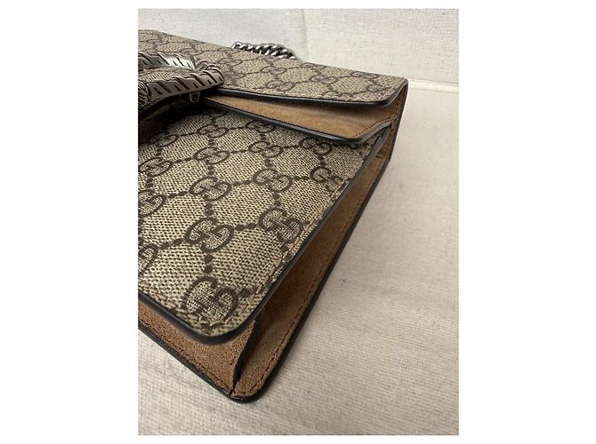 Gucci Dionysus GG Supreme Canvas and Suede Shoulder Bag - view 9
