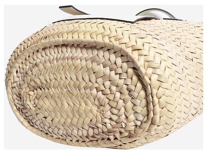 Loewe Bolso cesta mediano de hoja de palma natural - vista 3