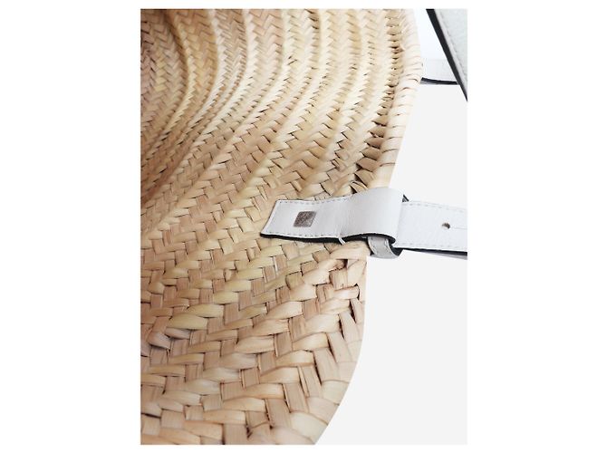 Loewe Bolso cesta mediano de hoja de palma natural - vista 6
