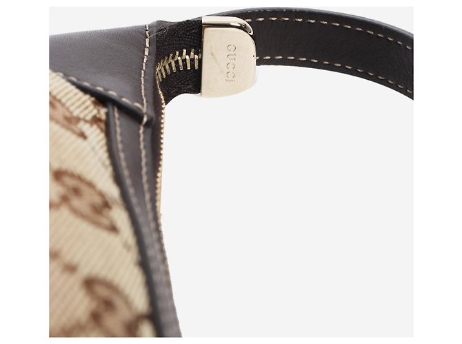 Gucci Borsa a tracolla pochette Sherry Line in tela GG marrone - vista 6