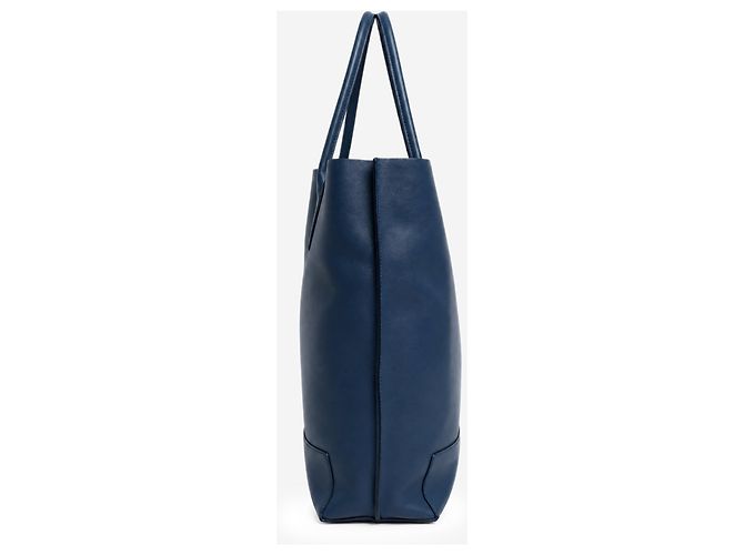 Mulberry Borsa tote Blossom in pelle blu - vista 2