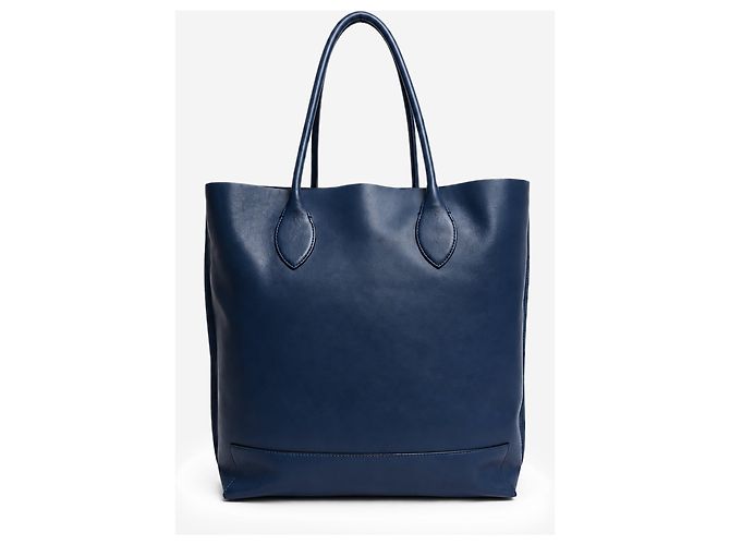 Mulberry Borsa tote Blossom in pelle blu - vista 3