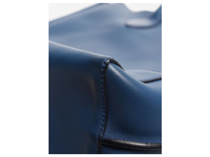 Mulberry Borsa tote Blossom in pelle blu - vista 8