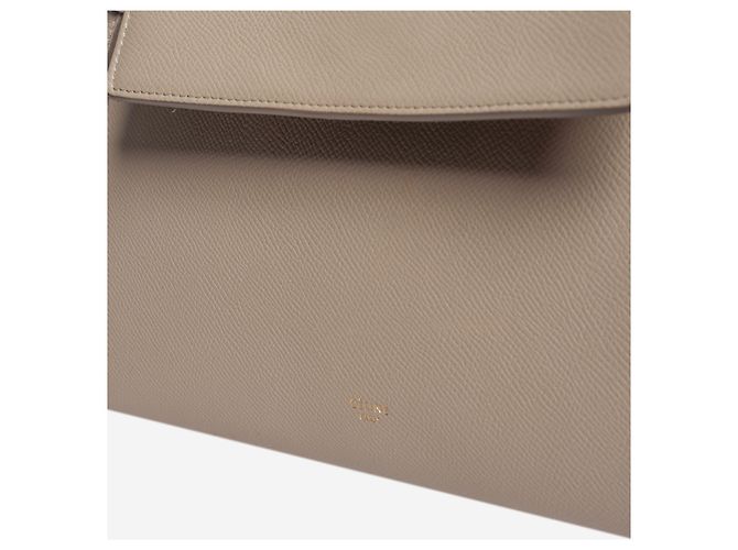 Belt Bag Céline Mini mala de cintura em pele de vitela grão neutro - vista 5
