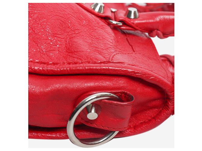 Balenciaga Borsa a mano Classic City Small in pelle rossa - vista 6