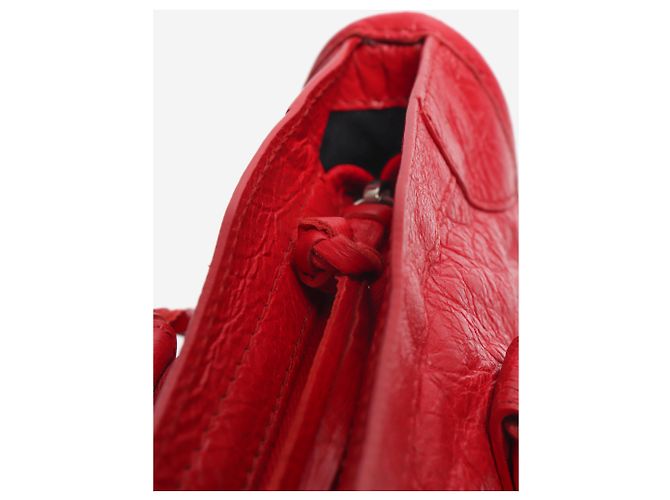 Balenciaga Borsa a mano Classic City Small in pelle rossa - vista 9
