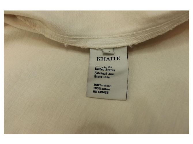 Khaite Jeans-Hemdjacke in Creme - size XS - Ansicht 4