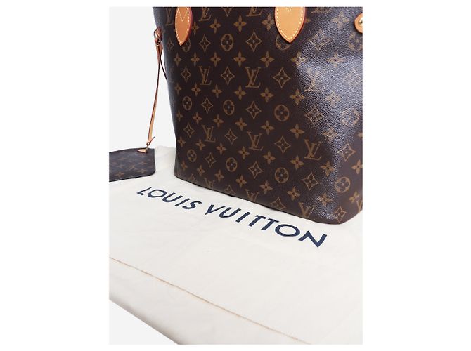 Louis Vuitton Neverfull MM Shopper aus braunem Monogram Canvas - Ansicht 12
