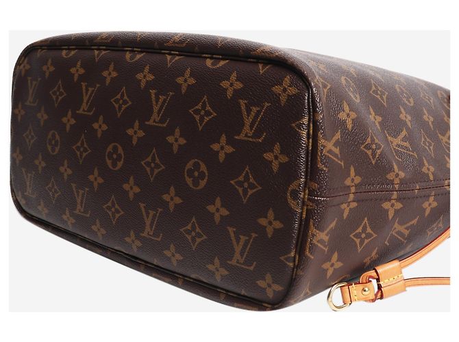 Louis Vuitton Neverfull MM Shopper aus braunem Monogram Canvas - Ansicht 4