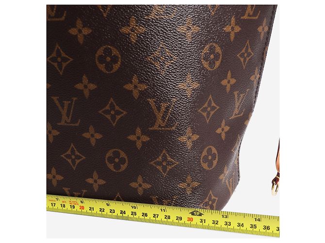 Louis Vuitton Neverfull MM Shopper aus braunem Monogram Canvas - Ansicht 8