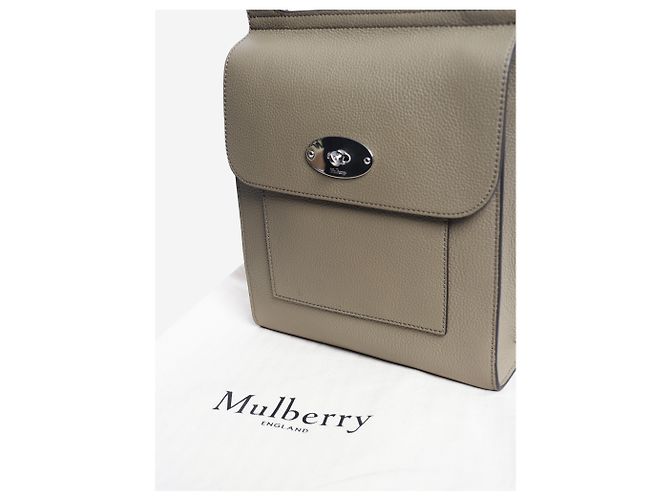 Mulberry Borsa a tracolla Antony in pelle verde - vista 15