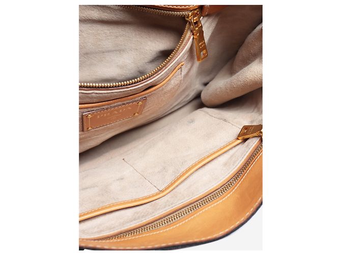 Prada Bolso tote de lona a rayas azules - vista 15