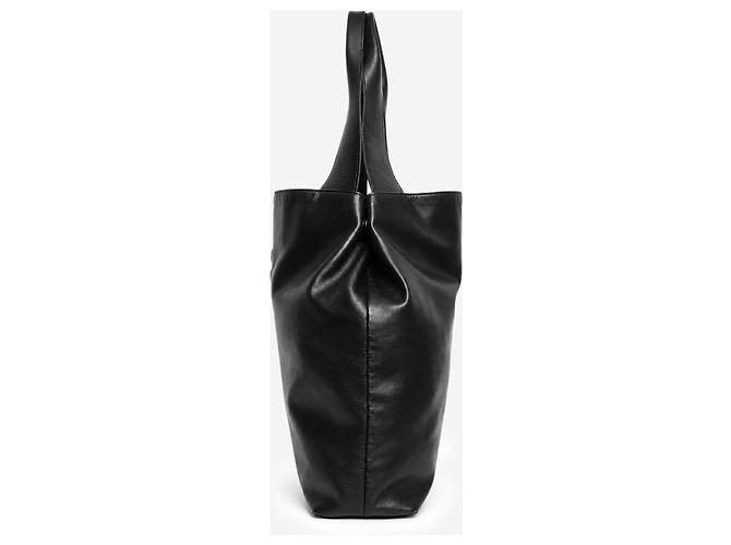 Miu Miu Sac cabas en cuir noir - vue 2