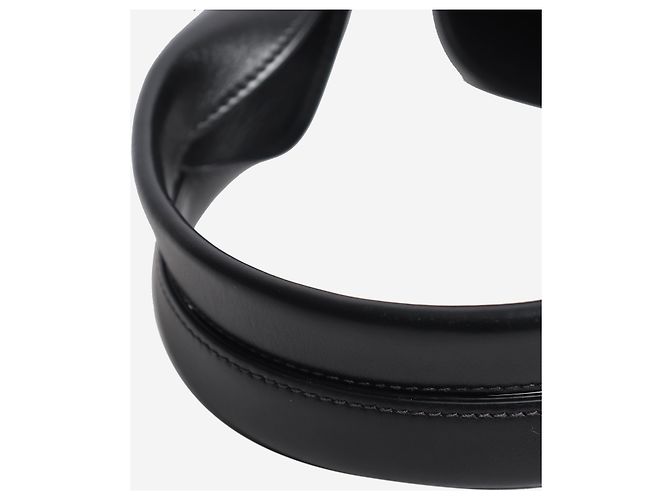 Miu Miu Sac cabas en cuir noir - vue 6