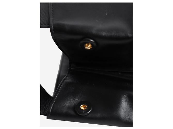 Miu Miu Sac cabas en cuir noir - vue 7
