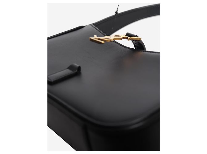Autre Marque Borsa hobo Mini Le 5 à 7 in pelle nera - vista 7