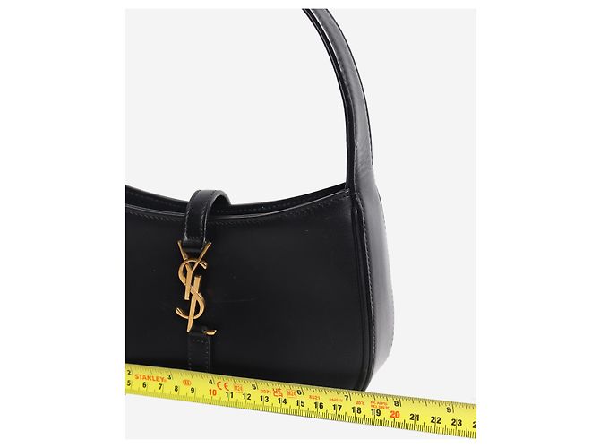 Autre Marque Borsa hobo Mini Le 5 à 7 in pelle nera - vista 9