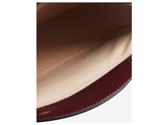 Vanessa Bruno Borsa a tracolla Daily in pelle bordeaux - vista 7