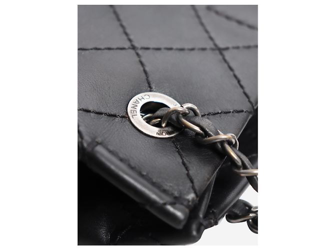 Chanel Borsa tote CC Pocket 2015 in pelle di vitello nera - vista 14
