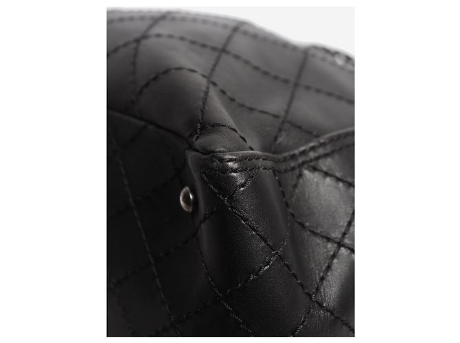Chanel Borsa tote CC Pocket 2015 in pelle di vitello nera - vista 6