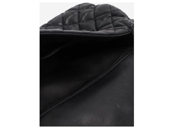Chanel Bubble Flap Bag 2013 aus Lammleder in Schwarz - Ansicht 8