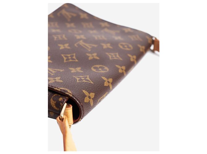 Louis Vuitton Musette Tango Schultertasche aus braunem Monogram Canvas - Ansicht 10