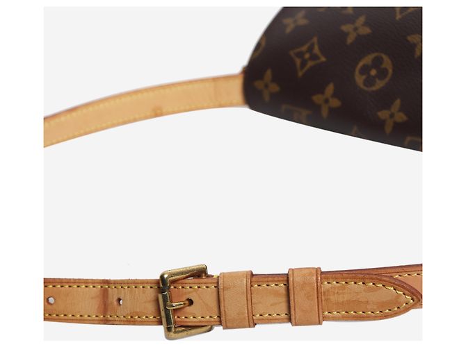 Louis Vuitton Musette Tango Schultertasche aus braunem Monogram Canvas - Ansicht 2