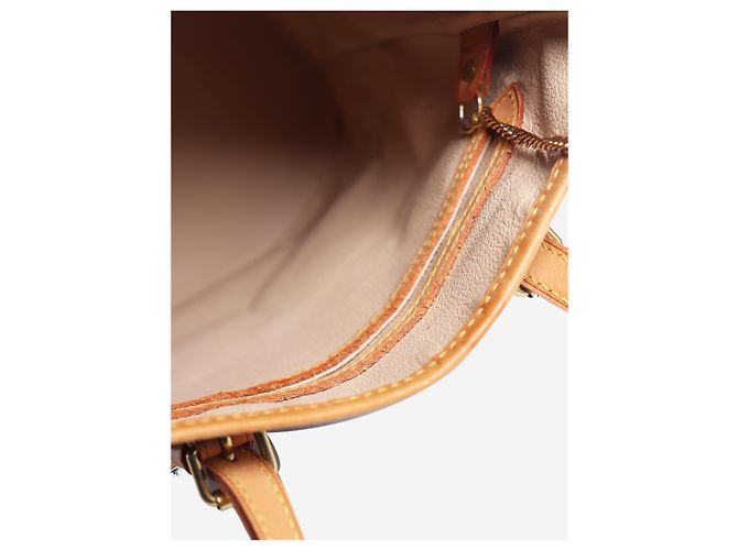Louis Vuitton Bolso Petit Bucket de lona Monogram marrón - vista 7