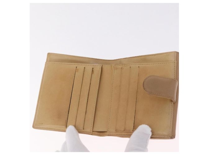 Cartera CHANEL de piel caviar beige CC - vista 12