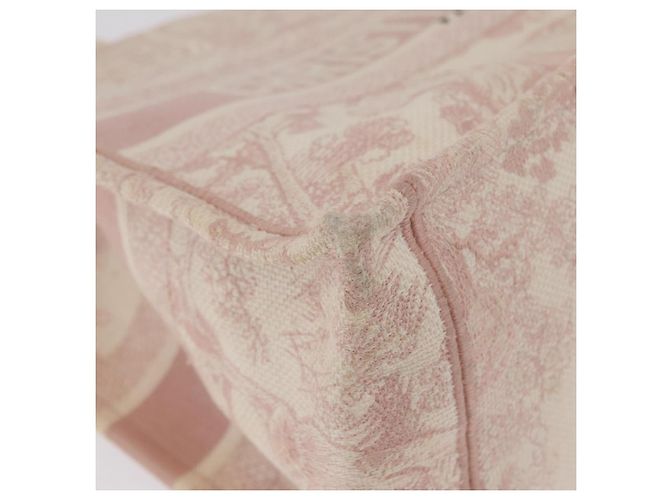 Christian Dior Book Tote Bag Canvas Pink - vista 13